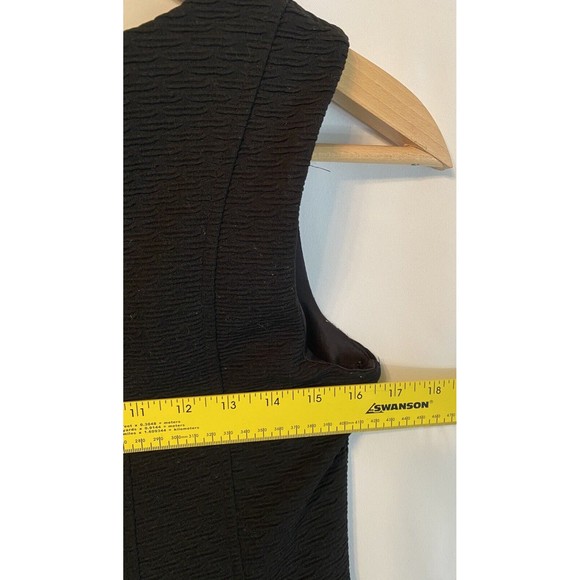 Just... Taylor Women‎ Black Casual Dress 8 Zipper Back Packable No Wrinkles - Picture 4 of 7